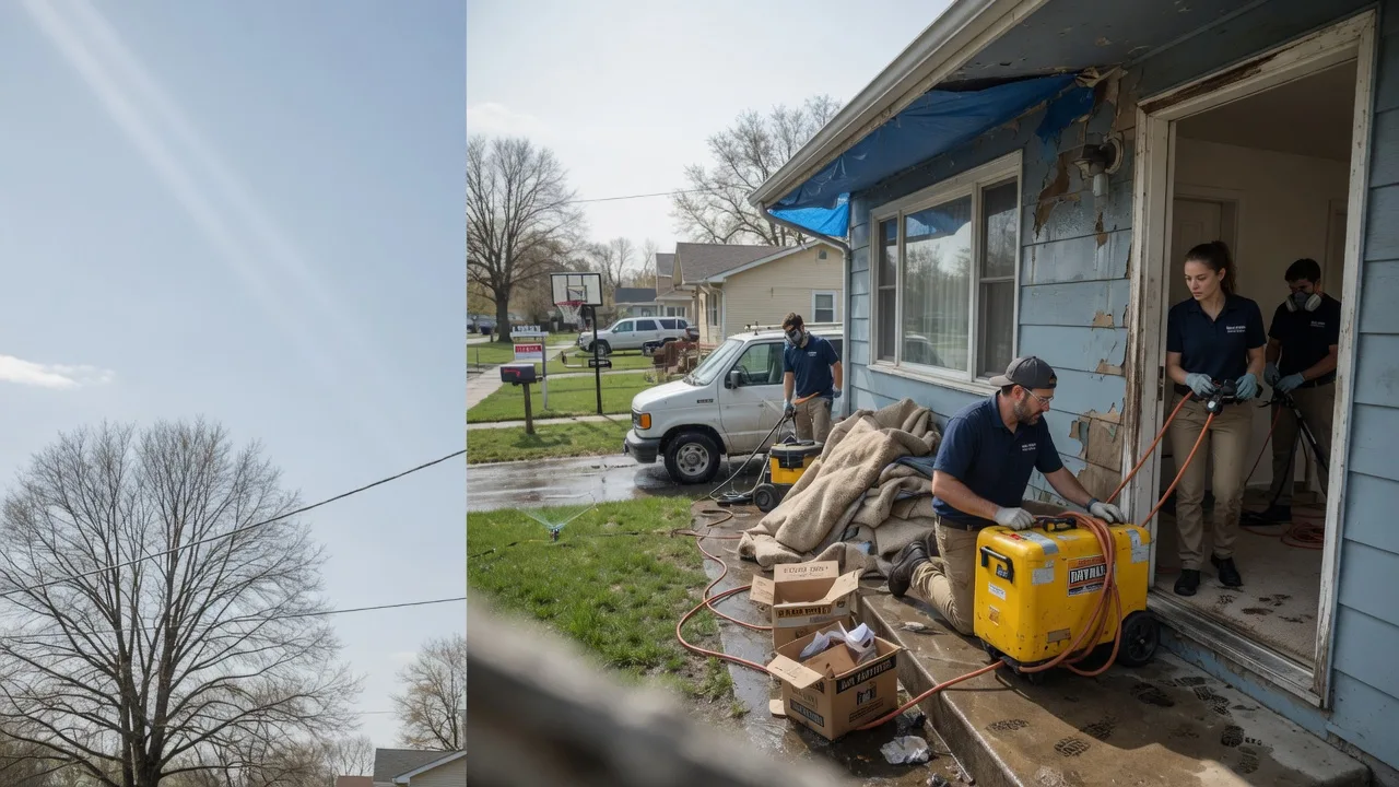 Basement Flood Cleanup in Whiting, KS near me